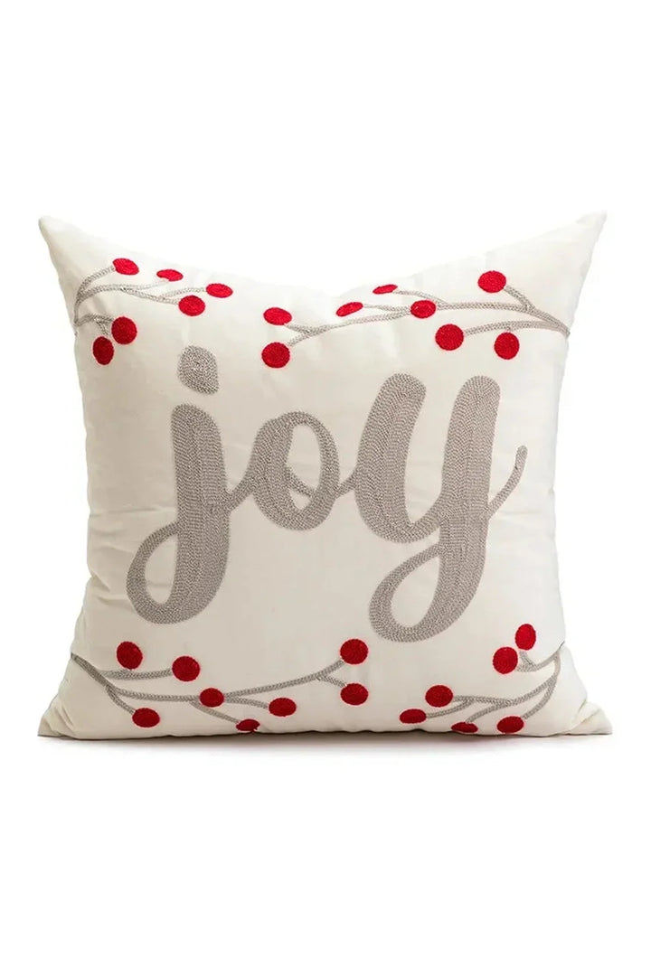 Lisslune | red Christmas pillow cover