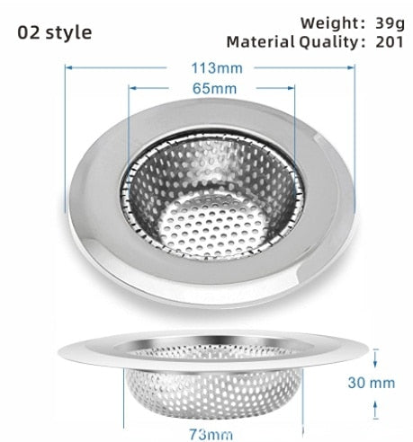 Lisslune | Stainless Steel Sink Drain Catch All Strainer