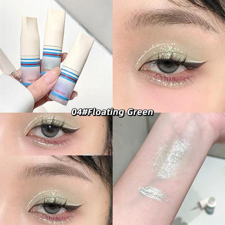 Rynx | Gege Bear Sparkling Diamond Liquid Eyeshadow, Versatile Highlighter Eyeshadow, No selection based on skin tone