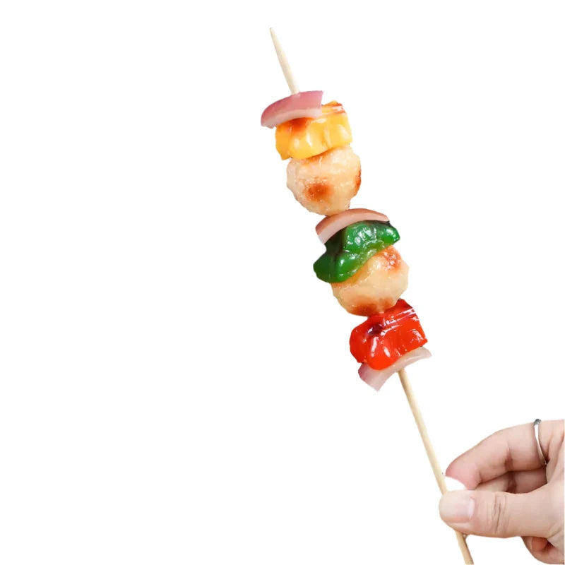 Lisslune | Realistic Barbecue Simulation Skewers for Creative Cooking Displays and Fun Play