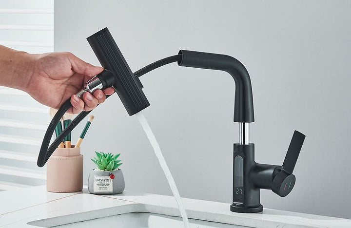 Lisslune | LUXOR - Modern digital washbasin tap