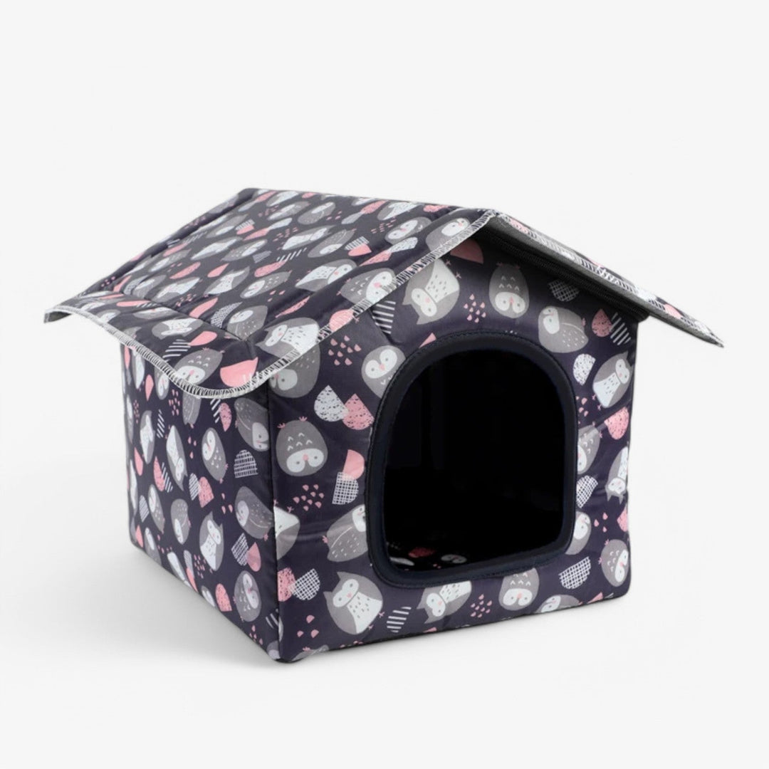 Lisslune | Weather-resistant Animal House "CozyNest" for Cats and Small Dogs
