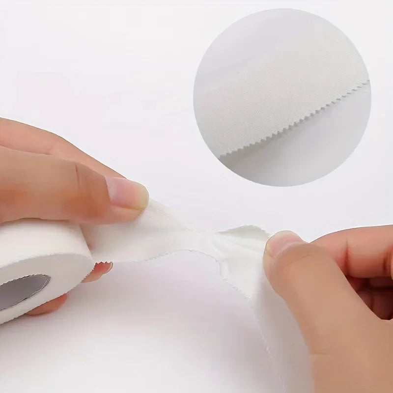 Rynx | White sports bandage and skin membrane, self-wrapping bandages, elastic tape, flexible stretch bandages for sports, knee, wrist sprains