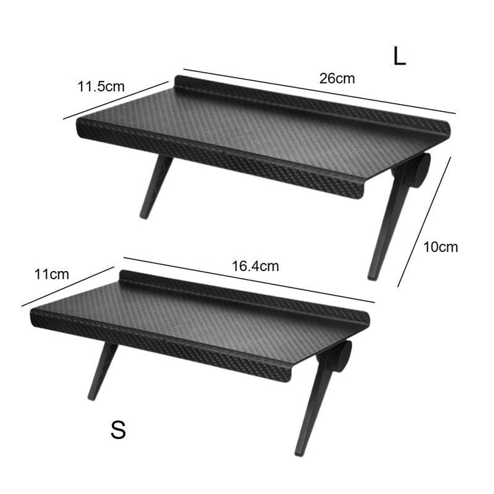 Lisslune | Multifunctional adjustable media shelf with cable management - contemporary device stand