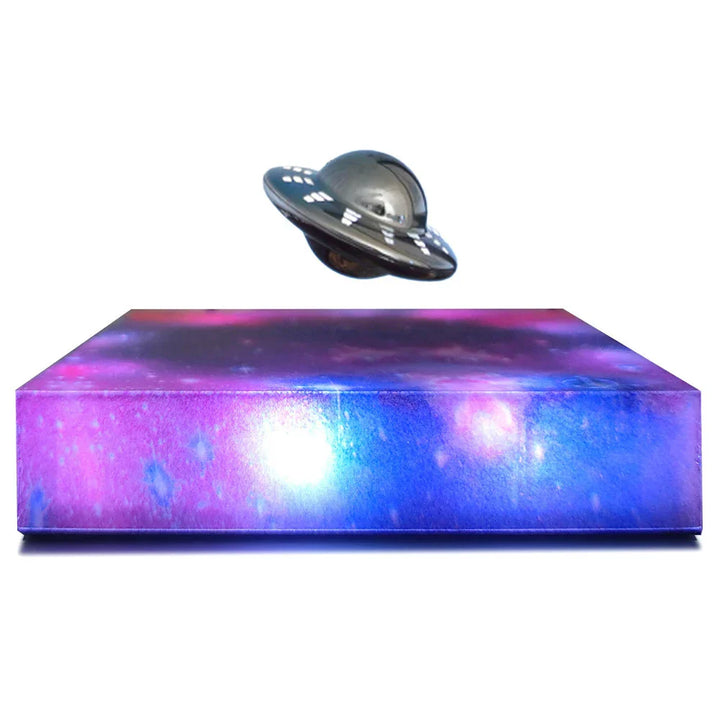 Lisslune | Magnetic Levitating Spaceship Rotating LED Night Lamp