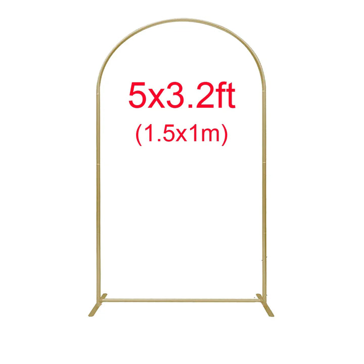 Rynx | 2M Metal balloon arch background stand birthday balloons party backdrop covers photo shoot double-sided elastic fabric background
