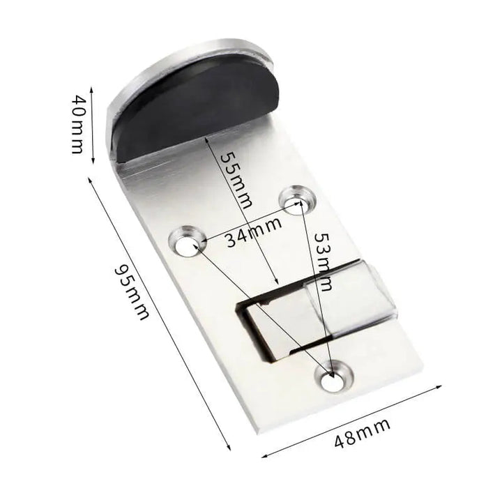 Lisslune | Secure Stainless Hidden Door Stopper