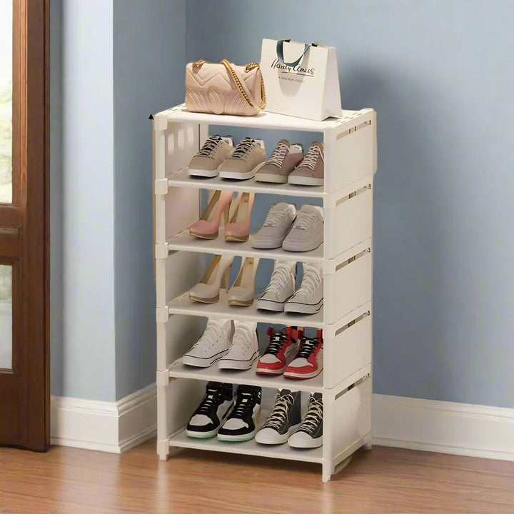 Lisslune | Space-Saving Metal Frame Shoe Rack with 6/8 Layers – Liora