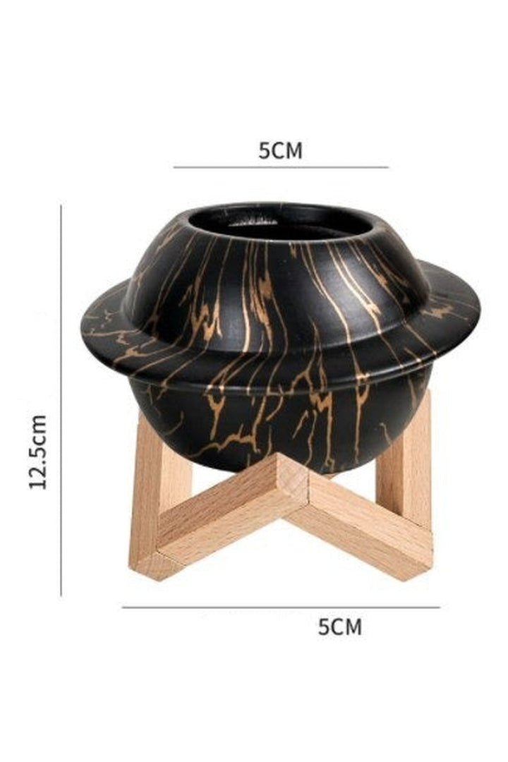 Lisslune | Motif ceramic pot for succulents