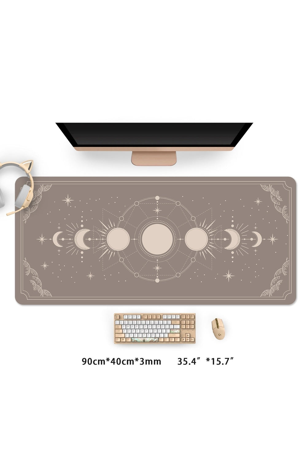 Lisslune | Moon Phases Desk Pad