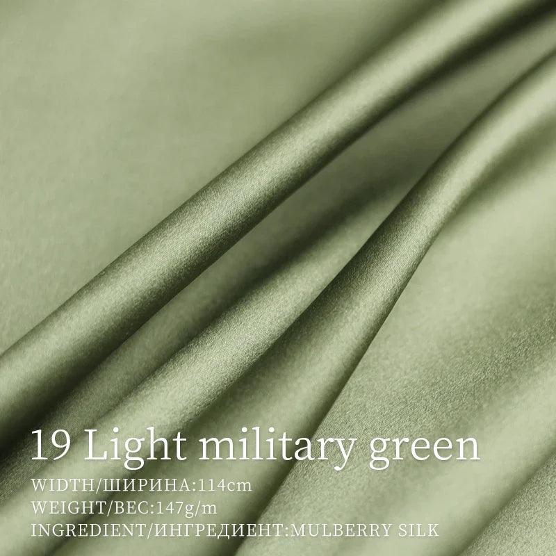 Lisslune | Opulent Red Raspberry 30 Momme Heavy Satin Silk Fabric for Refined Dress Couture and Couture Creations