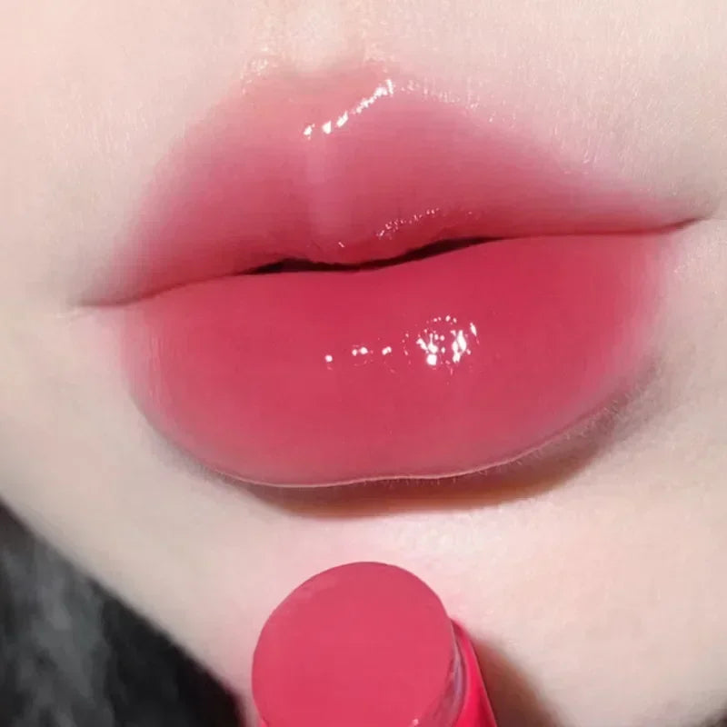 Rynx | Jelly Lipstick Moisturizing Mirror Water Light Solid Lip Gloss 8 Colors Crystal Tea Red Brown Lip Lacquer Tint Lip Balm Makeup