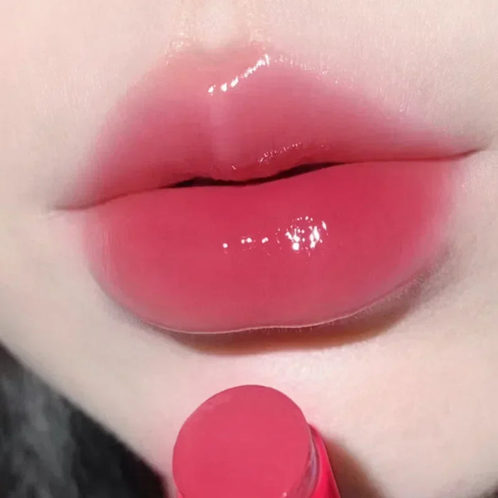 Rynx | Jelly Lipstick Moisturizing Mirror Water Light Solid Lip Gloss 8 Colors Crystal Tea Red Brown Lip Lacquer Tint Lip Balm Makeup