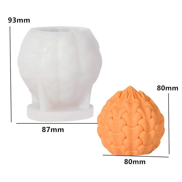 Lisslune | Creative spiral column silicone mold for unique candle and soap making!