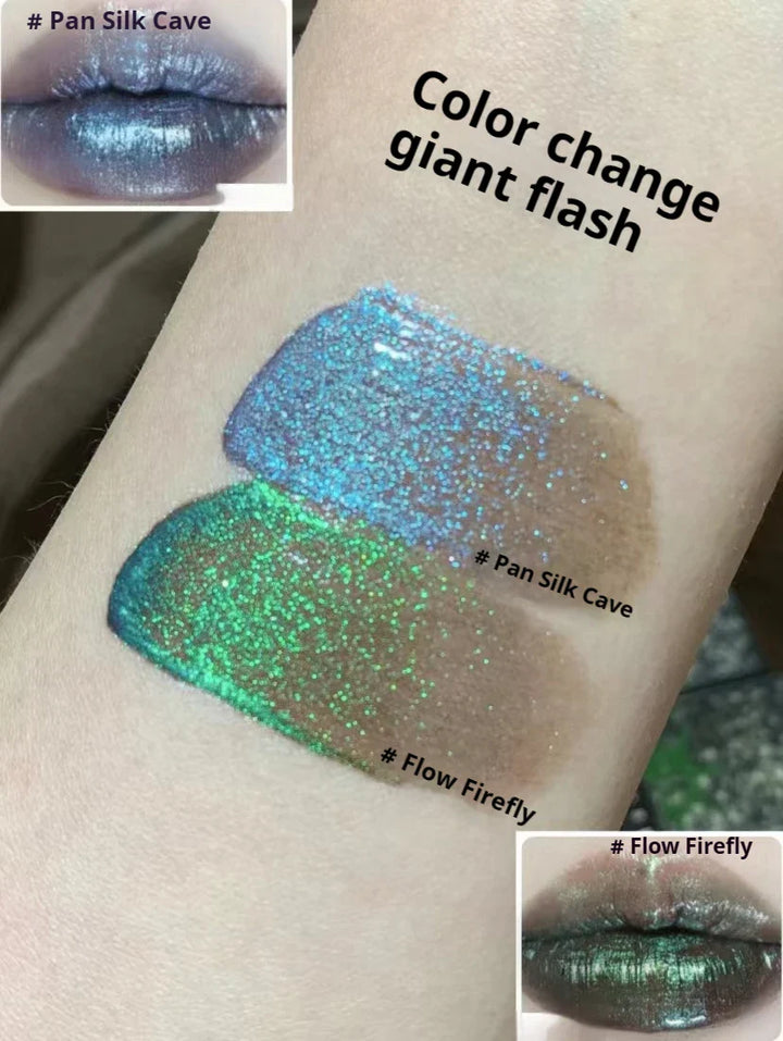 Rynx | Liaozhai Lipgloss Pearl Chameleon Shimmer Lip Tint Long-lasting Moisturizing Lipstick 3.5g Halloween Dark Cosmetics