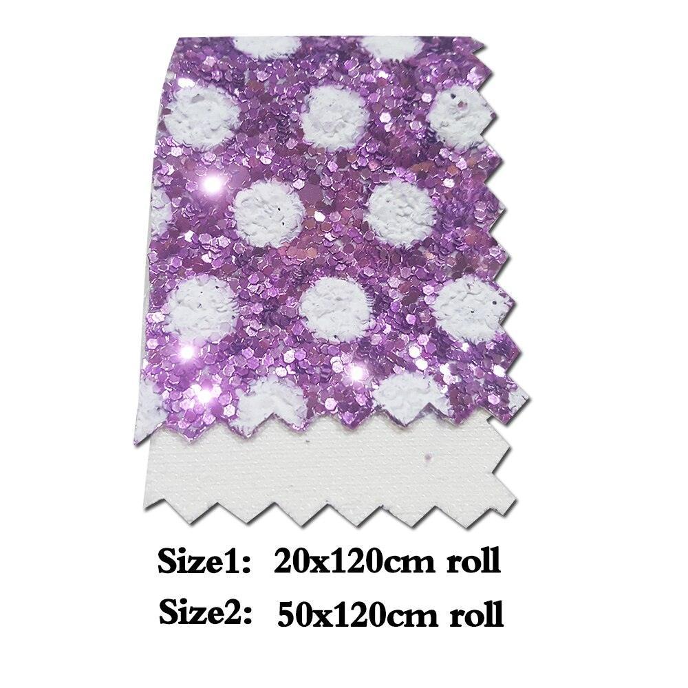 Lisslune | Sparkling Dreams: Chunky Dot Vinyl Fabric Roll for Creative Crafters