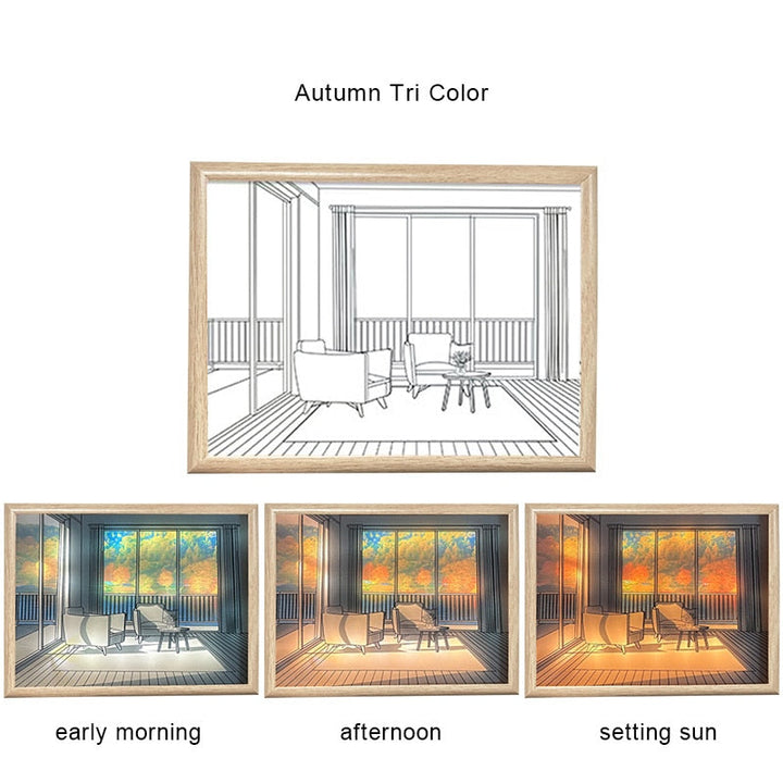 Lisslune | 2D Painting Art Lumina Creative LED Lamp