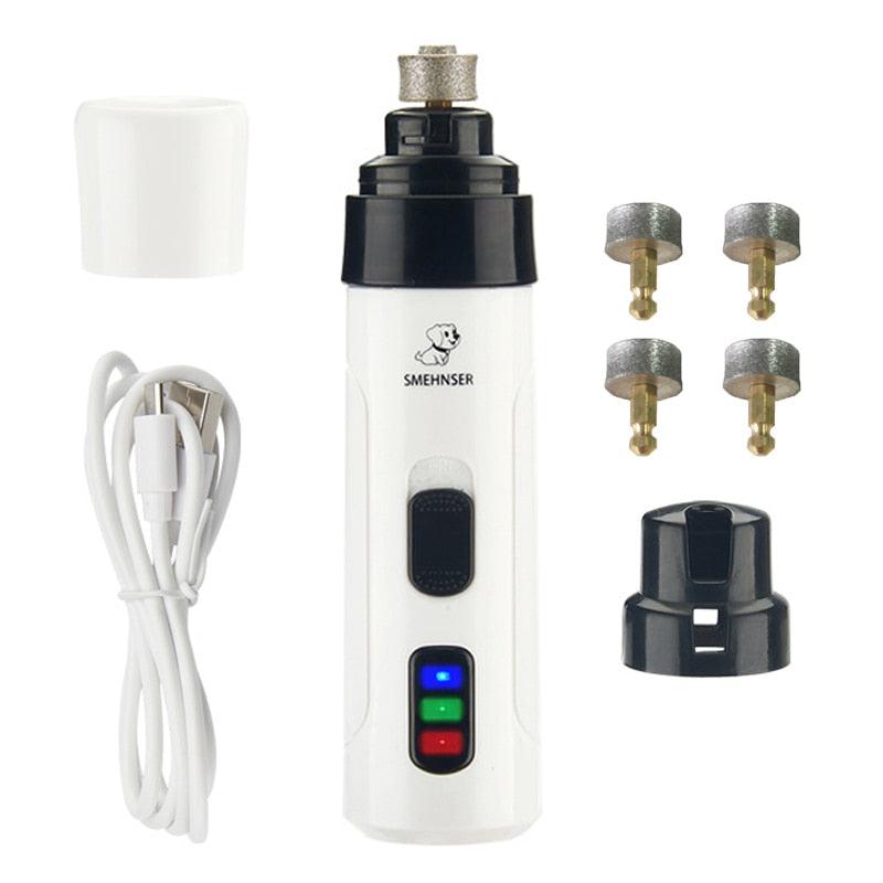 Lisslune | Whisper-quiet rechargeable dog nail grinder: Ultimate precision tool for stress-free grooming