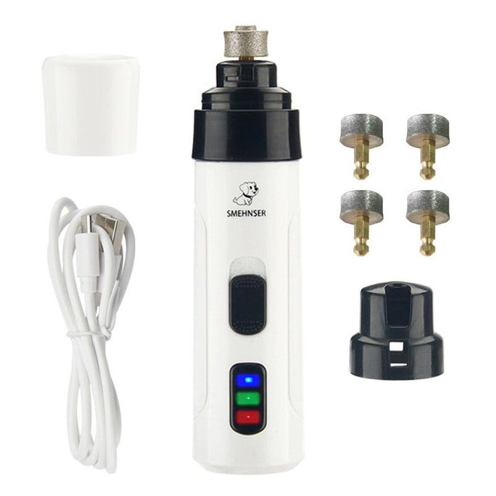 Lisslune | Whisper-quiet rechargeable dog nail grinder: Ultimate precision tool for stress-free grooming