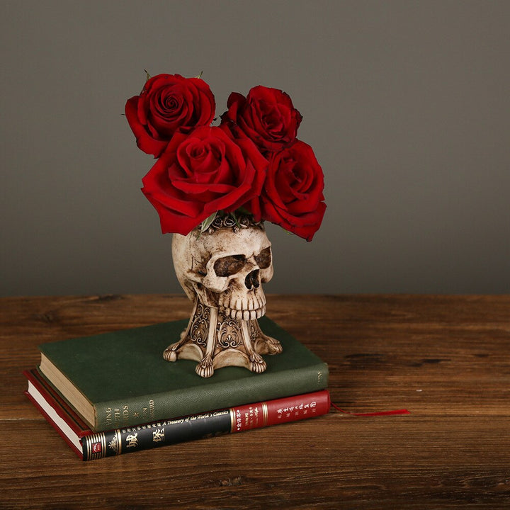 Lisslune | Resin Skull Flower Pot