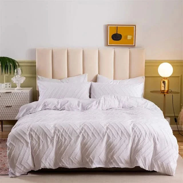 Lisslune | Slusha - Luxurious Jacquard Duvet Cover Set