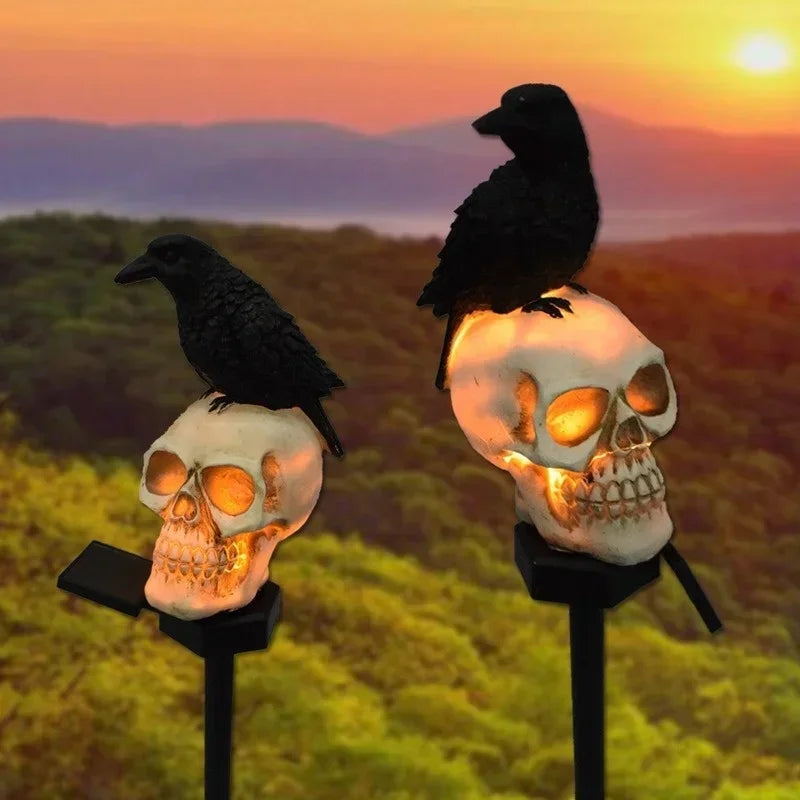 Rynx | Halloween Outdoor Light Skeleton Ghost Horror Grimace Party Decoration for Courtyard Home Holiday Lighting Garden Decoration