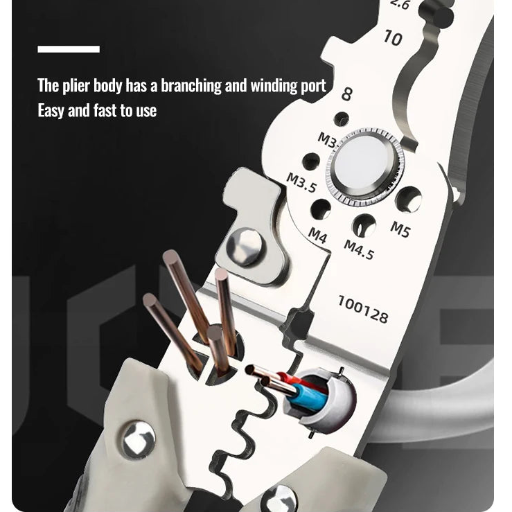 Lisslune | Wire Stripper Adjustable Crimper Automatic Cable Cutter Tool