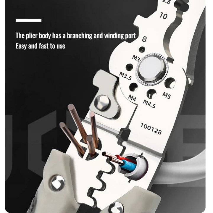 Lisslune | Wire Stripper Adjustable Crimper Automatic Cable Cutter Tool