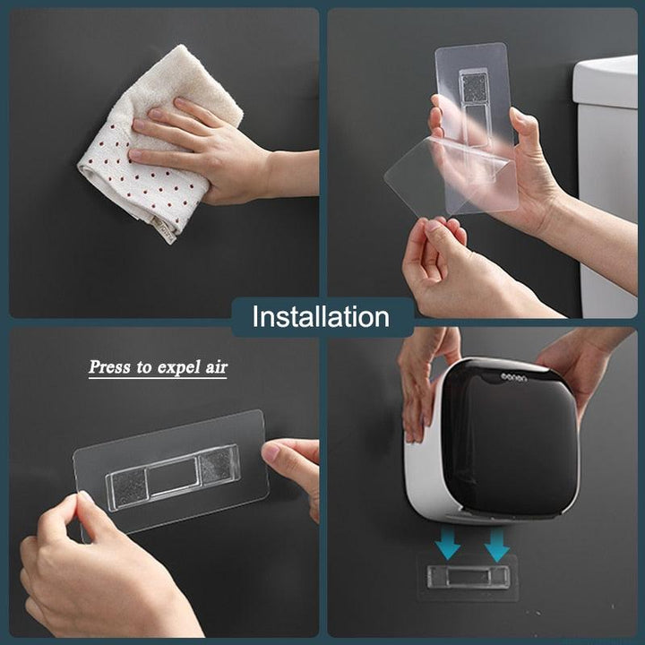 Lisslune | Botanica Luxe Waterproof Toilet Paper Holder with Stylish Storage Shelf