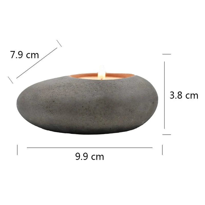 Lisslune | Customizable silicone mold for artistic cement candle holders