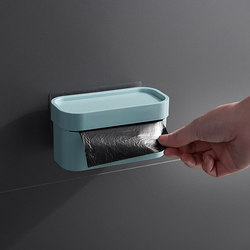 Lisslune | Self-Adhesive Wall Garbage Bag Dispenser