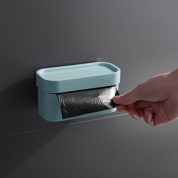Lisslune | Self-Adhesive Wall Garbage Bag Dispenser