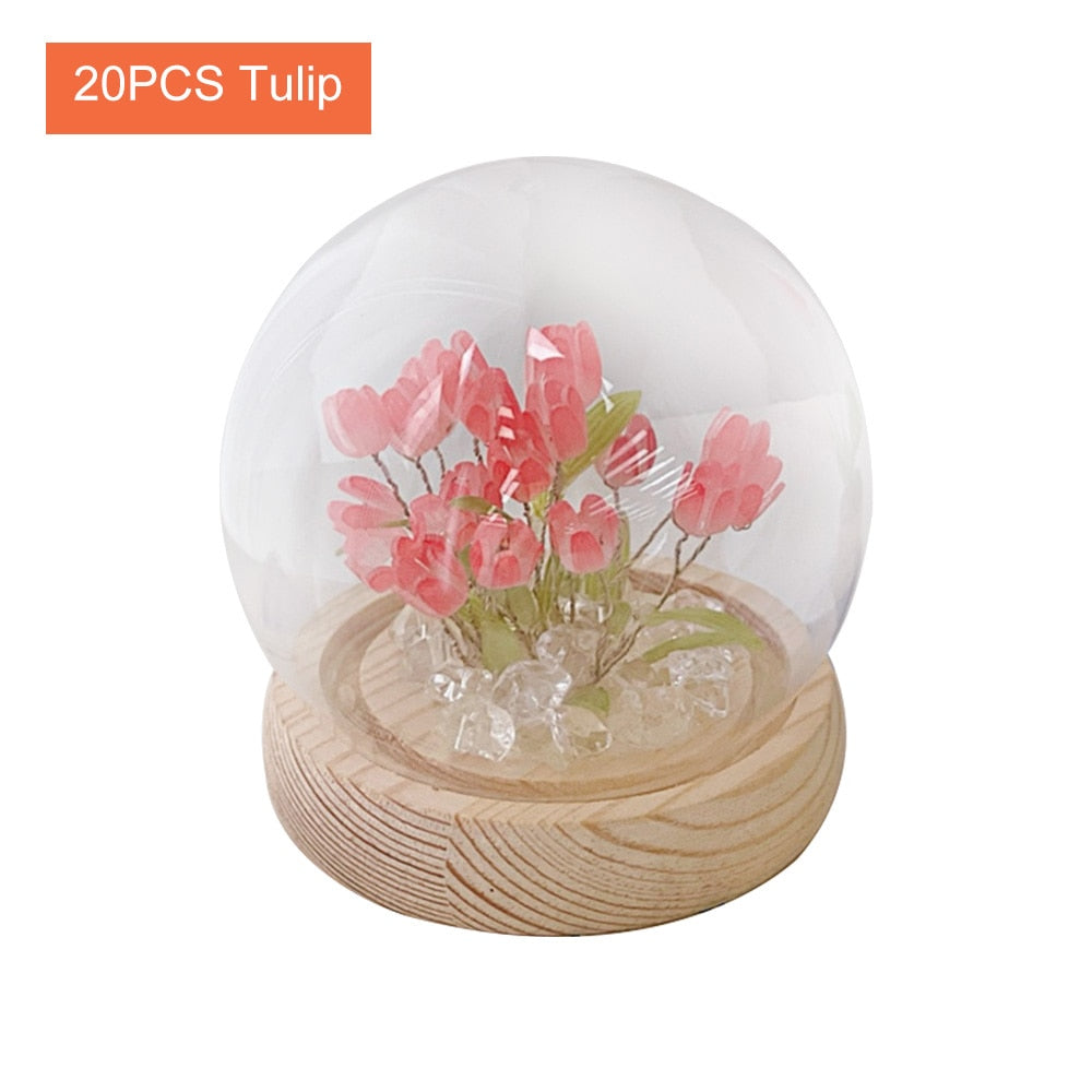 Lisslune | Shiny Tulip Handmade Night Lamp