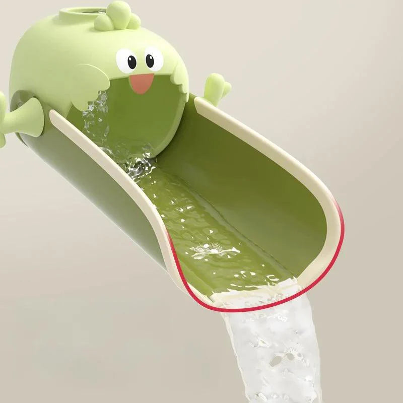 Lisslune | Playful Children's Faucet Extension with Temperature Safety Warning for Happy Handwashing