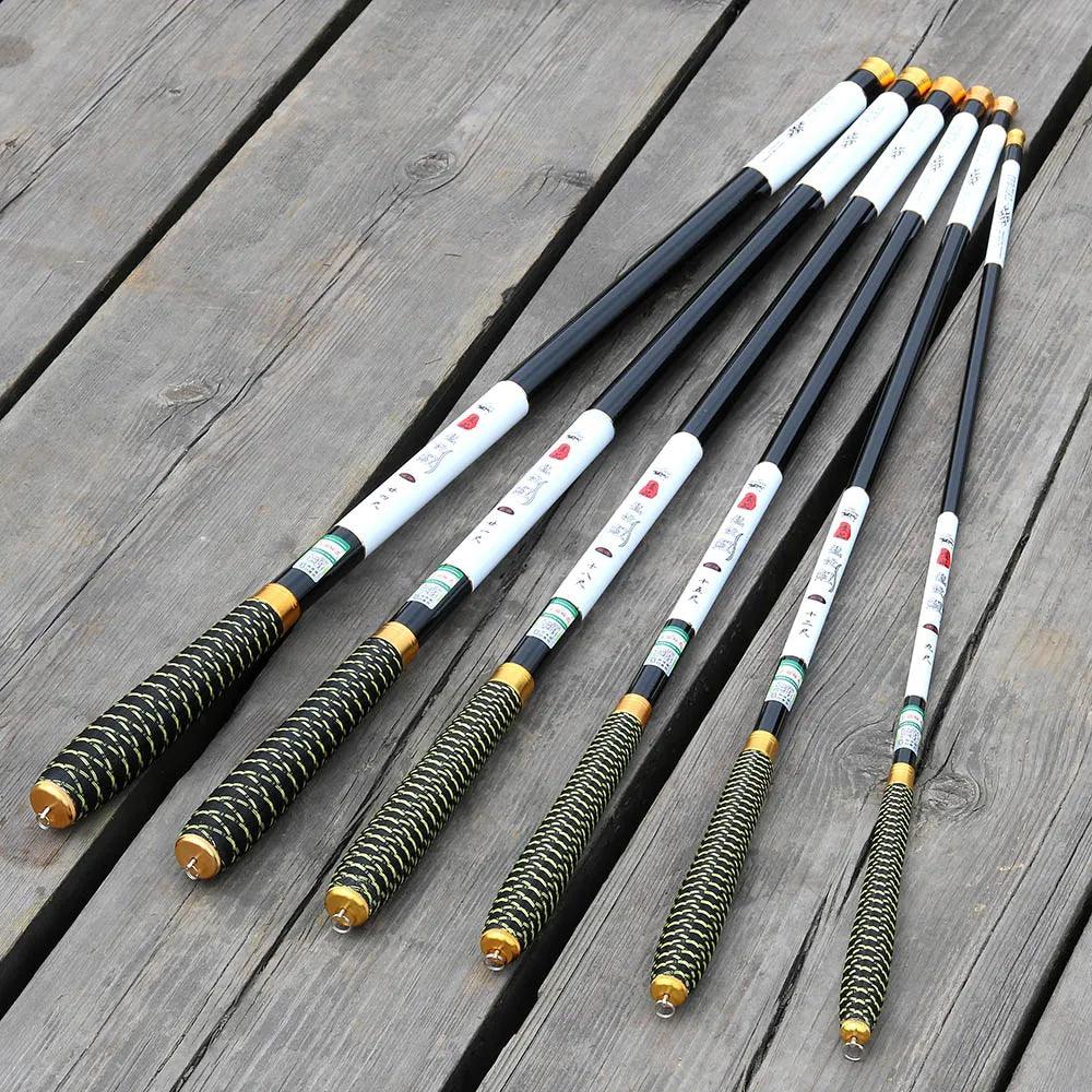 Lisslune | Premium Carbon Fiber Telescopic Fishing Rod for Freshwater Adventures - Adjustable Lengths from 2.7 to 7.2 Meters