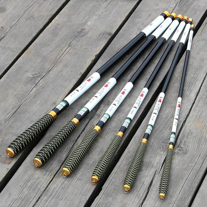 Lisslune | Premium Carbon Fiber Telescopic Fishing Rod for Freshwater Adventures - Adjustable Lengths from 2.7 to 7.2 Meters