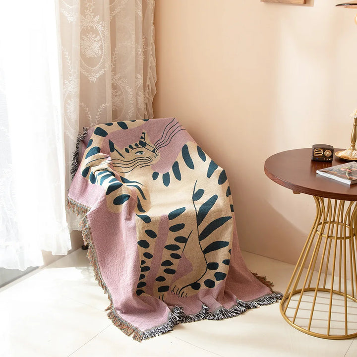 Lisslune | Art Cat Blanket