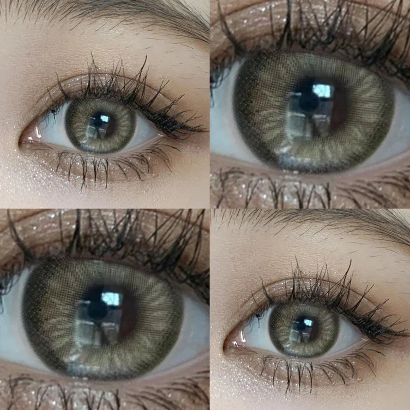 Rynx | Natural Color Lens Eyes 2 Pieces Annual Color Contact Lenses For Eye Beauty Red Fashion Large Diameter Animation Lens Cosmetics