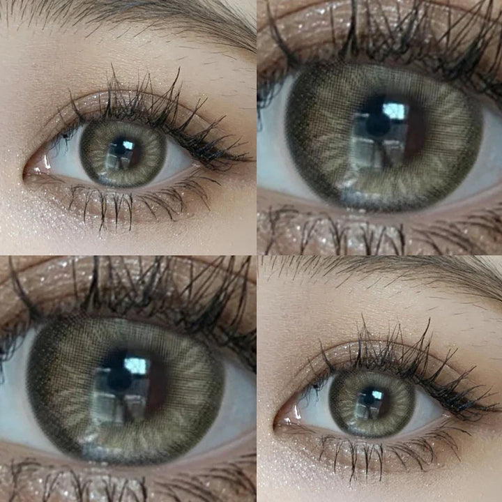 Rynx | Natural Color Lens Eyes 2 Pieces Annual Color Contact Lenses For Eye Beauty Red Fashion Large Diameter Animation Lens Cosmetics