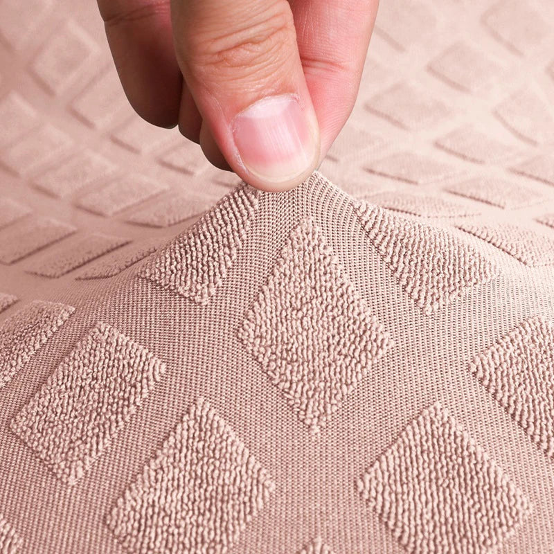Lisslune | Spandex elastic office chair cover Jacquard seat covers pineapple mesh fleece protective cover elastic computer seat protector