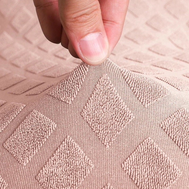 Lisslune | Spandex elastic office chair cover Jacquard seat covers pineapple mesh fleece protective cover elastic computer seat protector