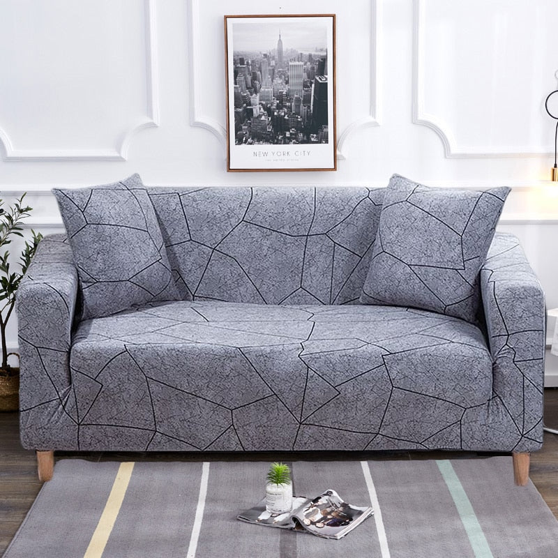 Lisslune | Modern Non-slip Colorful Elastic Sofa Cover