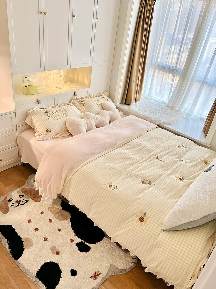 Rynx | Art Design Creative Carpet Comfortable Soft Bedroom Rug Large Area Living Room Decorative Rugs Modern Home Aesthetic Rugs IG