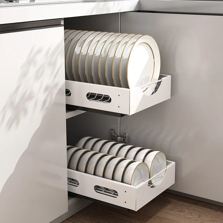 Lisslune | Under the Cabinet Smart Dish Organizer Rack
