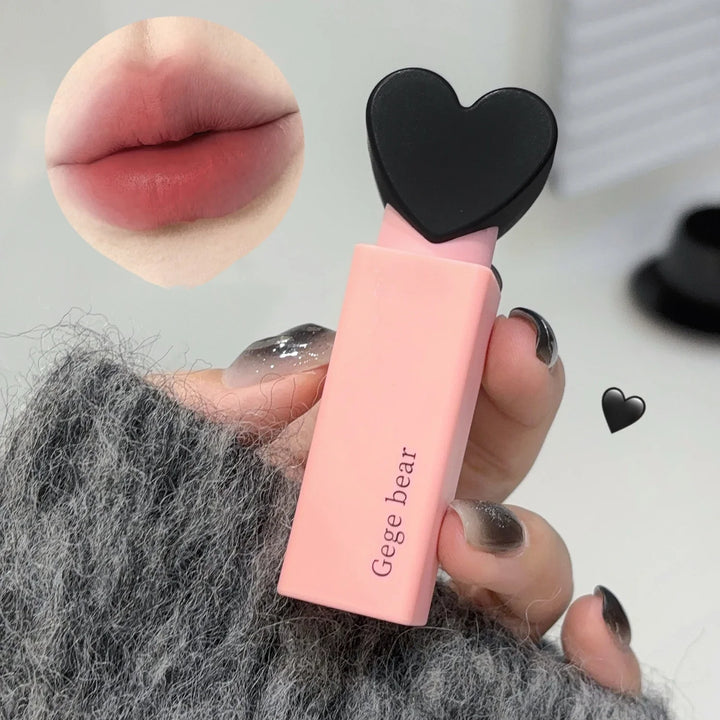 Rynx | Sweet Heart Velvet Lip Gloss Face Mouth Matte Mist Pink Tint Party Lipstick Powder Rouge Eyeshadow Fair Price Makeup Wholesale