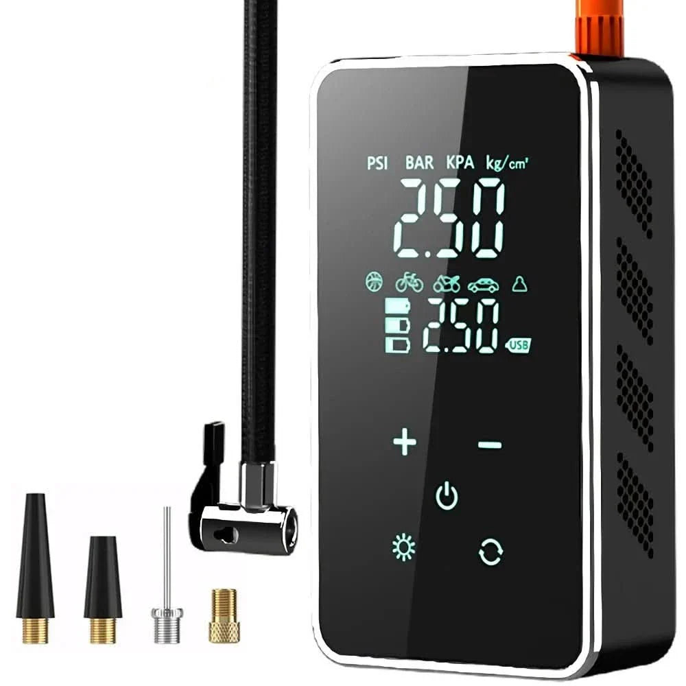 Lisslune | Portable wireless air pump with touchscreen & 150psi pressure