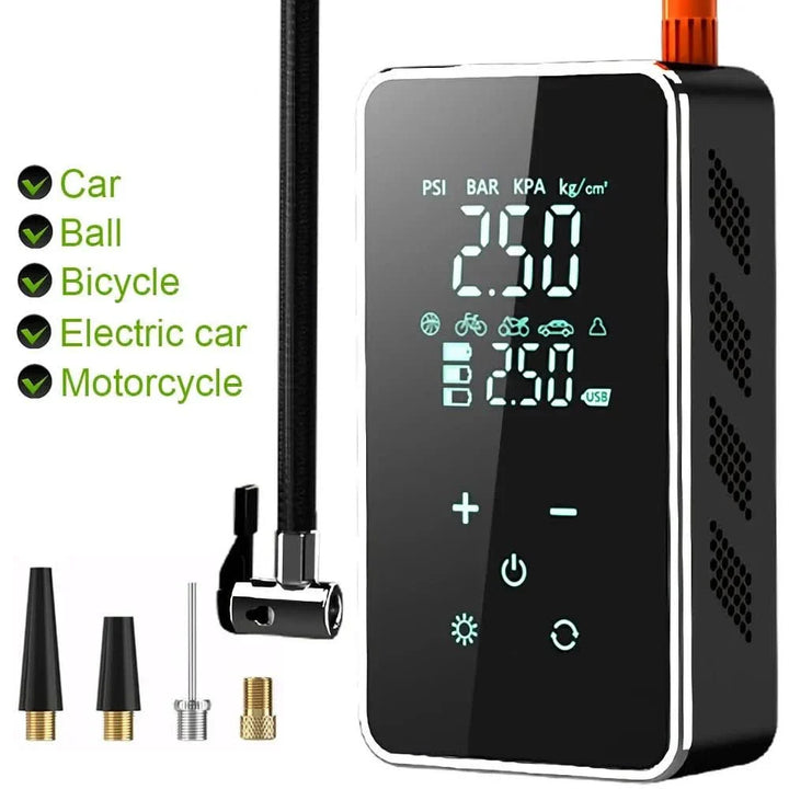 Lisslune | Portable wireless air pump with touchscreen & 150psi pressure
