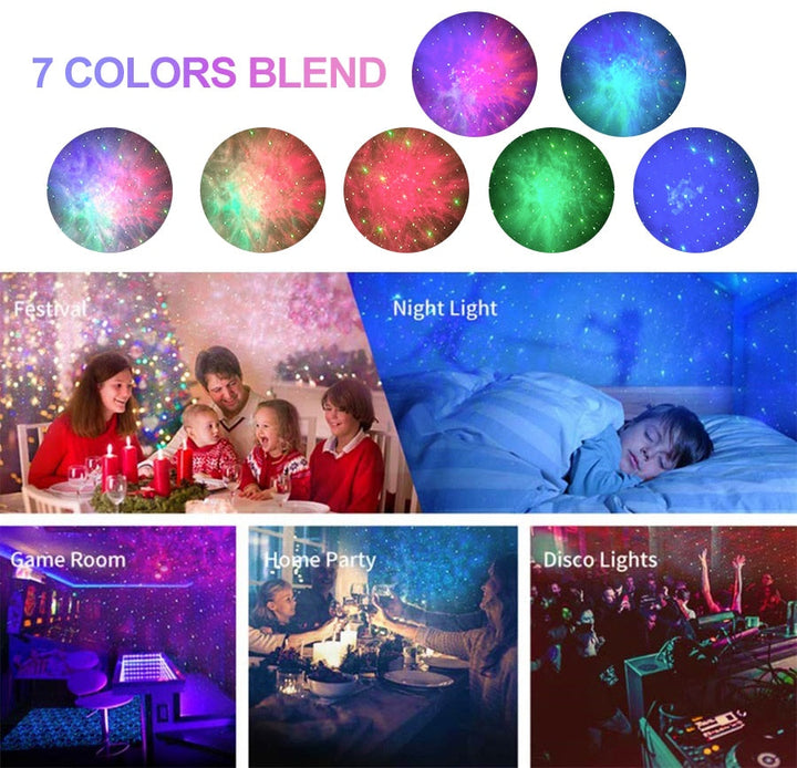 Lisslune | Galaxy Glow Rotating Starry Sky Projector