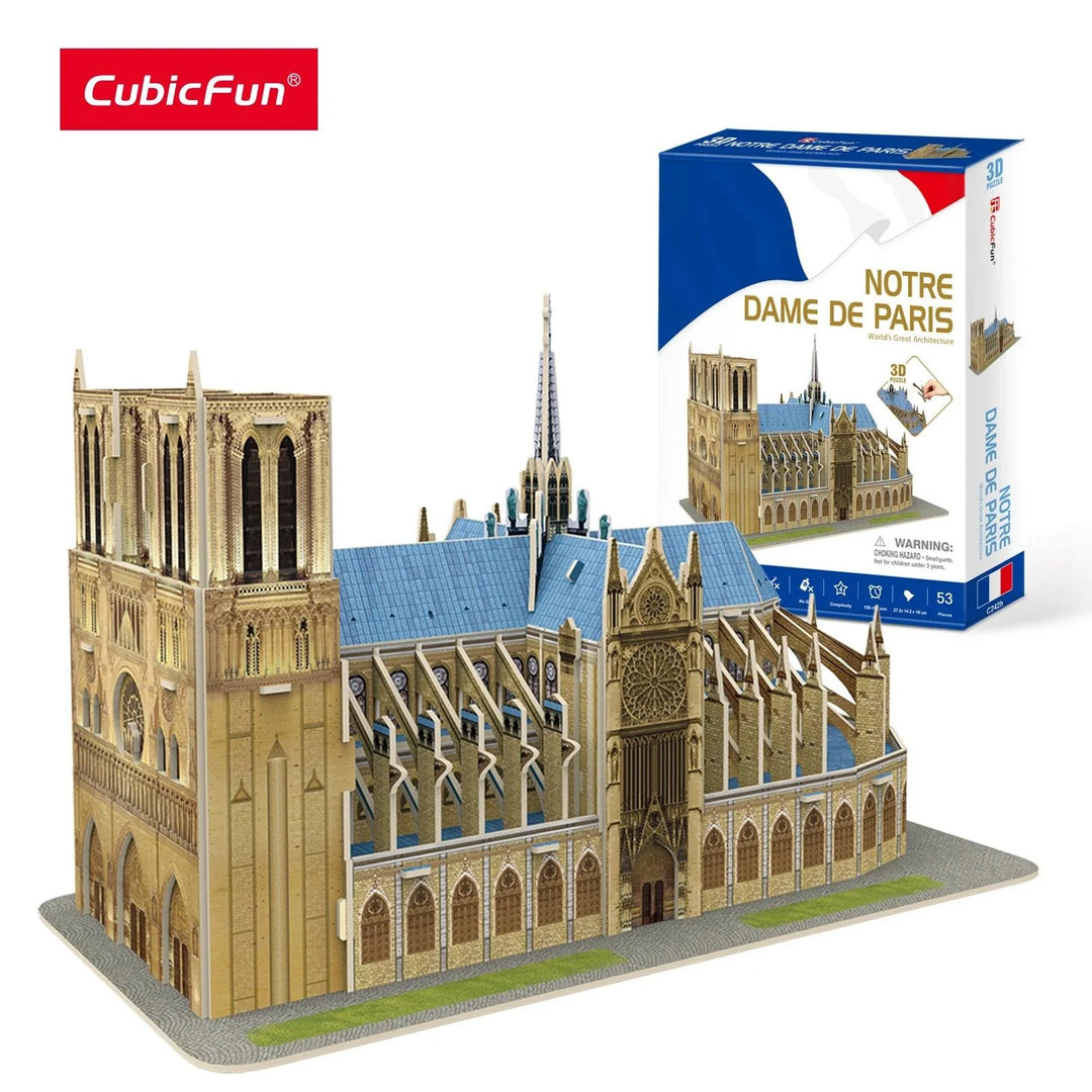 Lisslune | World Wonders 3D Puzzle Set for Children - Fun & Educational Building Models