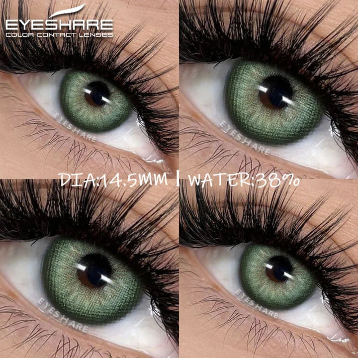Rynx | New colored contact lenses for the eyes 1 pair of brown contact lenses fashionable blue eye lenses gray pupils green eye lenses annually